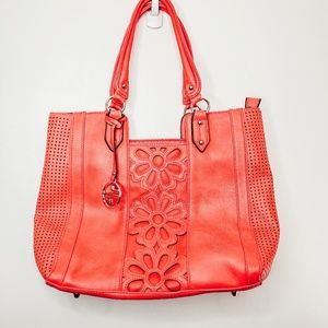 Segolene Paris Tote | Red/Orange Purse